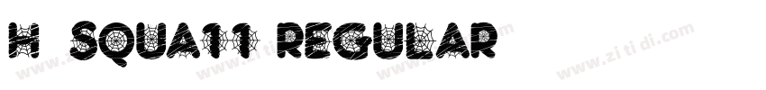 H_SQUA11 Regular字体转换
